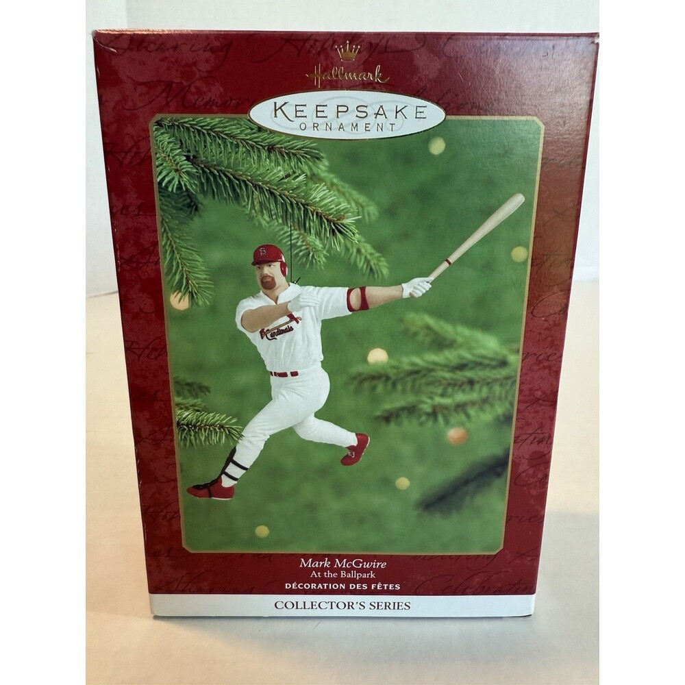 Mark McGwire "At the Ballpark" Hallmark Keepsake Ornament-New In‎ A Box